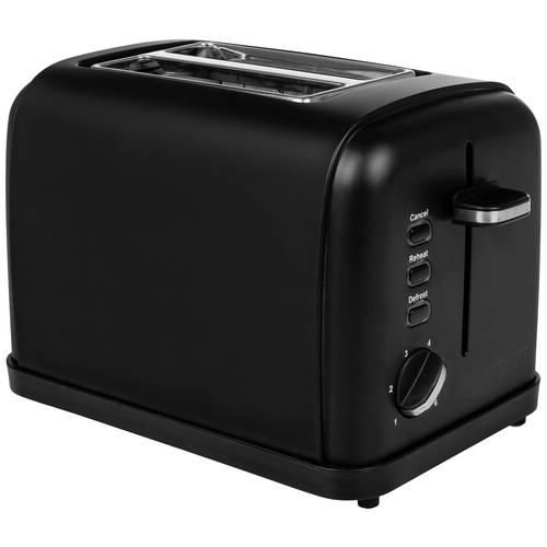 Princess 142396 Toaster mit Brötchenaufsatz Schwarz