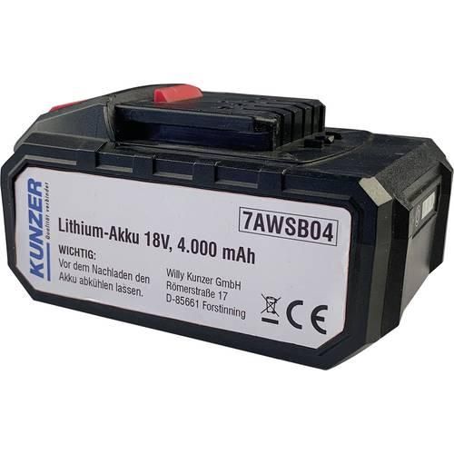 Kunzer 7AWSB04 Werkzeug-Akku 18 V 4000 mAh Li-Ion