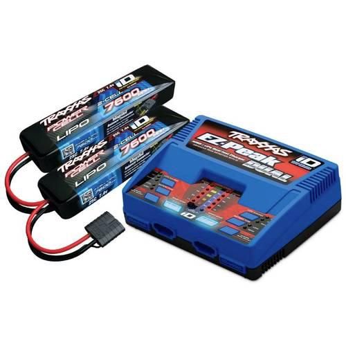 Traxxas EZ-Peak Plus Dual +2x LiPo-Akku Modellbau-Ladegerät 8 A LiPo, NiMH Minus-Delta-U Abschaltung, Akkuerkennung, Temperaturüberwachung