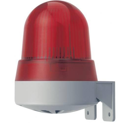 Werma Signaltechnik Kombi-Signalgeber WERMA Signaltechnik Rot Blitzlicht 24 V/AC, 24 V/DC 92 dB