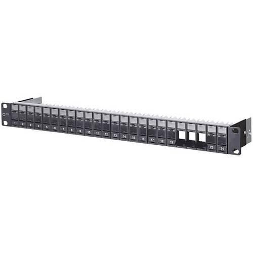 Metz Connect 130920-BK-E 24 Port Netzwerk-Patchpanel 483 mm (19) Unbestückt 1 HE Unbestückt