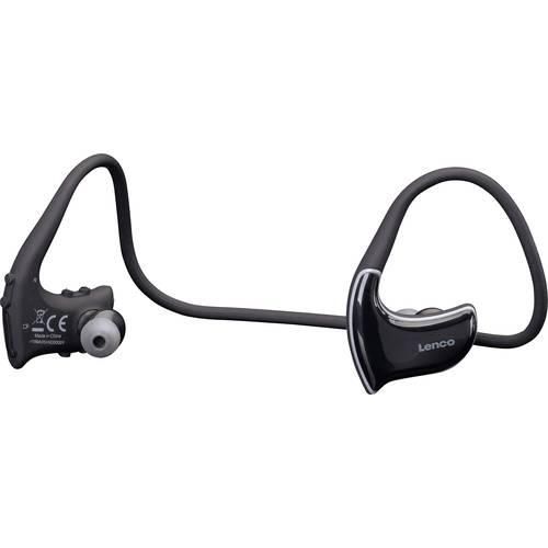 Lenco BTX-750BK Sport In Ear Headset Bluetooth® Schwarz Headset, Nackenbügel, Schweißresistent