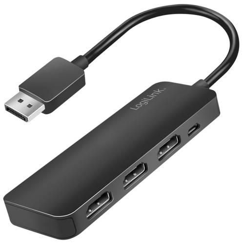 LogiLink CV0146 DisplayPort-Splitter Schwarz