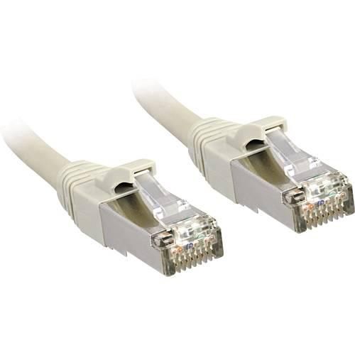 LINDY 45596 RJ45 Netzwerkkabel, Patchkabel CAT 6 S/FTP 90.00 m Grau mit Rastnasenschutz 1 St.