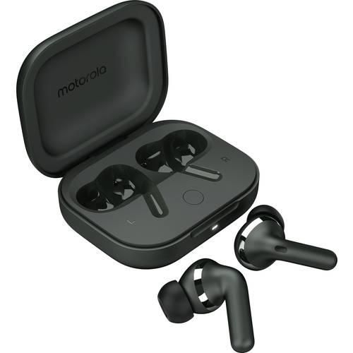 Motorola moto buds+ In Ear Kopfhörer Bluetooth® Forest Grey Wasserabweisend