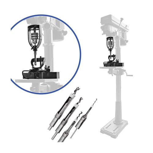 BAMATO Aufsatz für Stemmbohrer STM-65 inkl. 4x Stemmbohrer