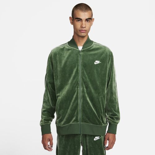 Nike Sportswear Club velours herenjack - Groen