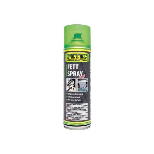 PETEC Fettspray weiß (500 ml) Batteriepolfett,Universalschmierstoff,Fettspray,Fett 70250