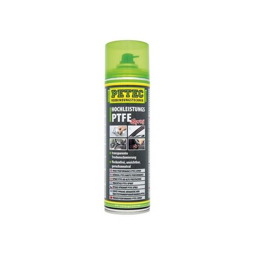 PETEC PTFE-Spray (500 ml) Trockenschmierstoff weiß-transparent 74050