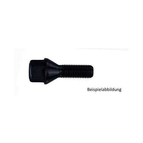 EIBACH Kegelbundschraube M14x1,25x 27mm SW17 Radschraube schwarz S1-1-14-25-27-17-B