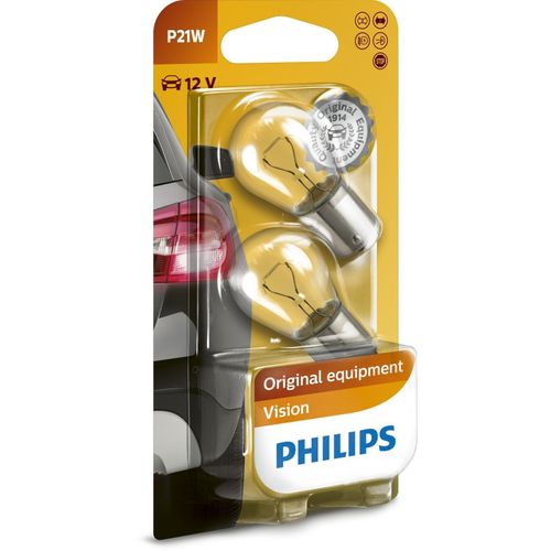 PHILIPS P21W (2 Stk.) Glühlampe, Brems-/Schlusslicht,Glühlampe, Rückfahrleuchte,Glühlampe, Kennzeichenleuchte,Glühlampe, Park-/Positionsleuchte,Glühla