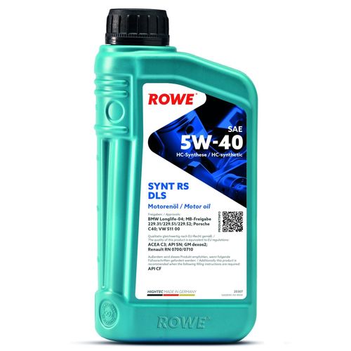 ROWE HIGHTEC SYNT RS DLS SAE 5W-40 (1 L) Motoröl Teilsynthetiköl 20307-0010-99