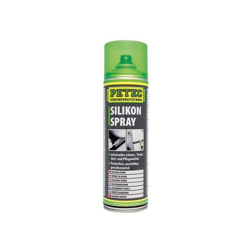 PETEC Silikonspray (500 ml) Silikonschmierstoff,Hochtemperaturschmierstoff,Universalschmierstoff Transparent 70850