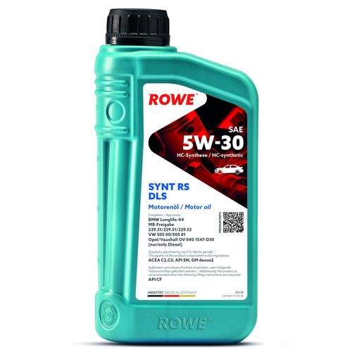 ROWE HIGHTEC SYNT RS DLS SAE 5W-30 (1 L) Motoröl Teilsynthetiköl 20118-0010-99