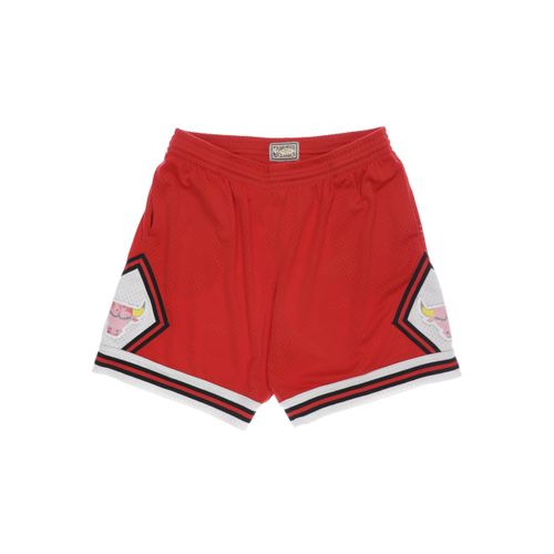 Mitchell Ness Herren Shorts, rot, Gr. 54