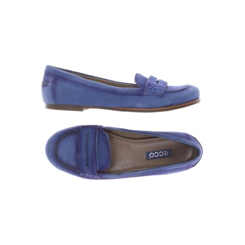 Ecco Damen Ballerinas, blau, Gr. 35