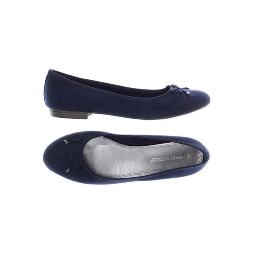 Marco Tozzi Damen Ballerinas, marineblau, Gr. 42