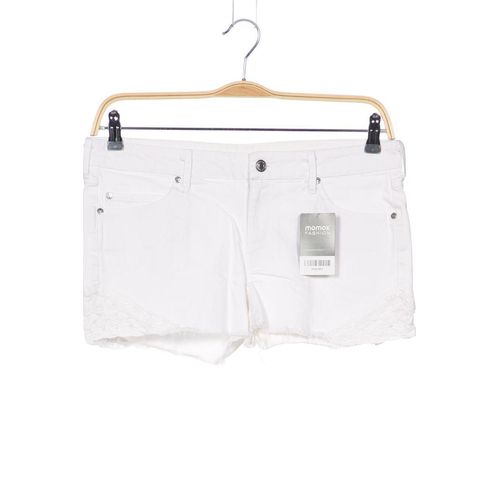 Mango Damen Shorts, weiß, Gr. 42