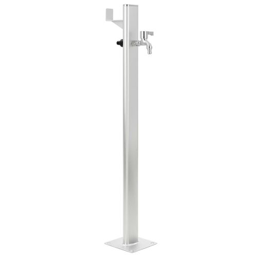 vidaXL Garten-Wassersäule Aluminium 95 cm