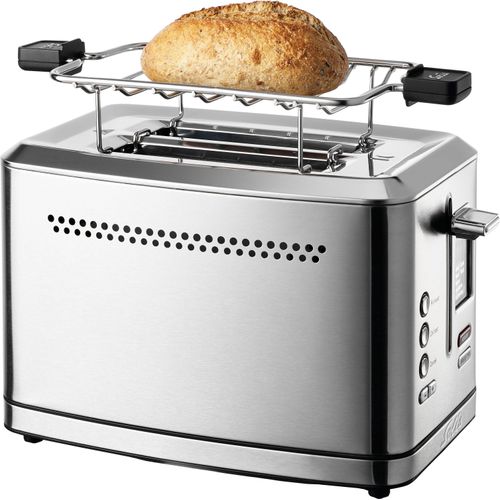 SOLIS OF SWITZERLAND Toaster "Flex Toaster", grau (edelstahl), B:18cm H:19cm T:27cm, Toaster