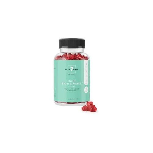 Hair Skin Nails Gummies Fruchtgummis zuckerfrei: Vitamin A C D E B2 Biotin Zink Haut Haare & Nägel | Vitamingums Frucht Gummi Bärchen Haarvitamine | Gummibärchen ohne Zucker| Vitamingummi