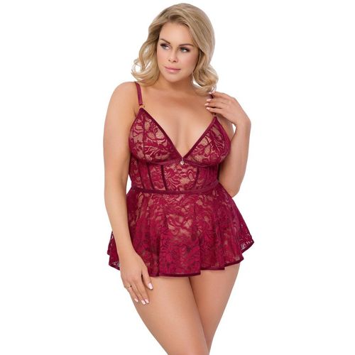 Babydoll inklusive Ouvert-Slip