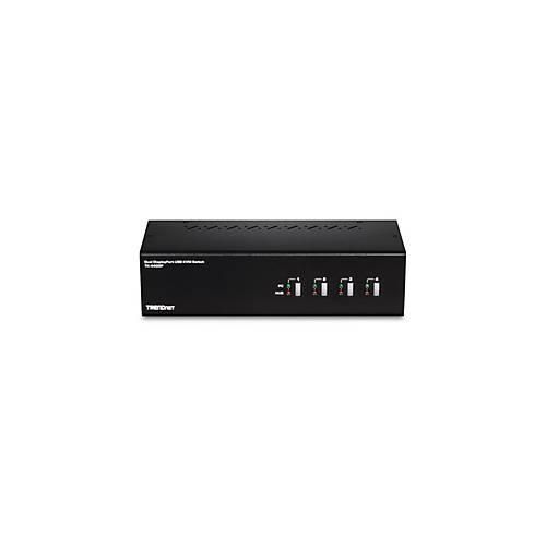 TRENDnet TK 440DP - KVM-/Audio-/USB-Switch - 4 x KVM/Audio/USB - 1 lokaler Benutzer - Desktop - TAA-konform