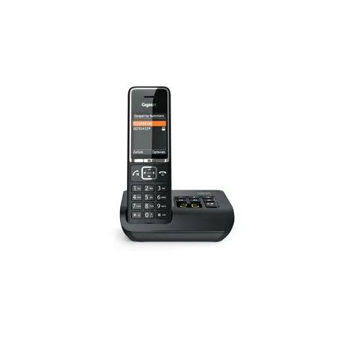 Gigaset COMFORT 550A Schnurloses Telefon - Schwarz - Komfort und Stil in einem