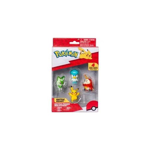 Pokémon Battle Figure Multipack 4 Pack | Spielfiguren-Set for Pokémon Fans