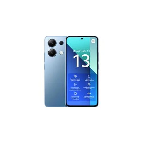 Xiaomi Redmi Note 13 4G 6GB + 128GB Ice Blue Smartphone | 120Hz FHD+ AMOLED, Snapdragon Performance, 108MP Kamera, 5000mAh, Dual-SIM