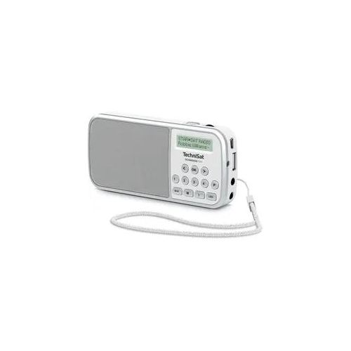 TechniSat Techniradio RDR weiß Taschenradio - Kompakt, 1 W, DAB+, MP3 Wiedergabe