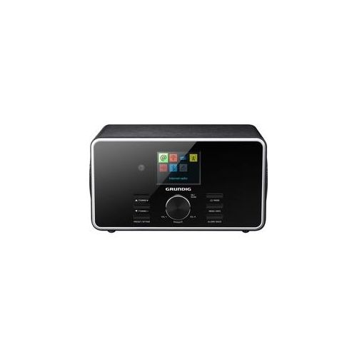 Grundig Internetradio All-In-One DTR 5000 X Schwarz - Bluetooth, 2.0 Stereo-Lautsprecher, 14 W RMS, TFT-Farbdisplay, Dual-Alarm