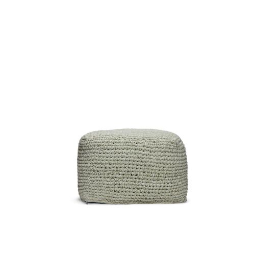 SUNS AREZZO Pouf aus recycelten PET Green mix 55x55x40