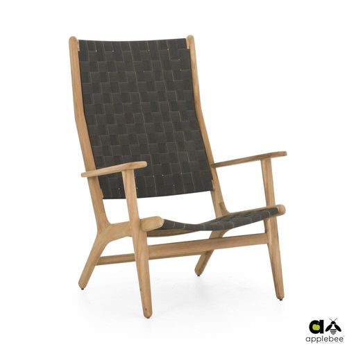 Apple Bee Luc Lounge Sessel Teak/Olefin