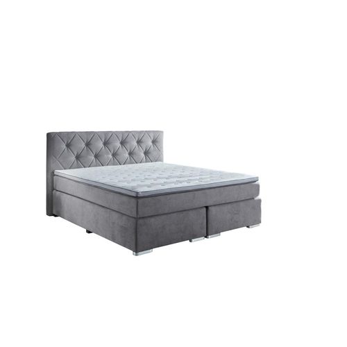 Sun Garden BX 2100 Baker Boxspringbett Holzwerkstoff/Stoff mit Mikro-TFK-Matratze