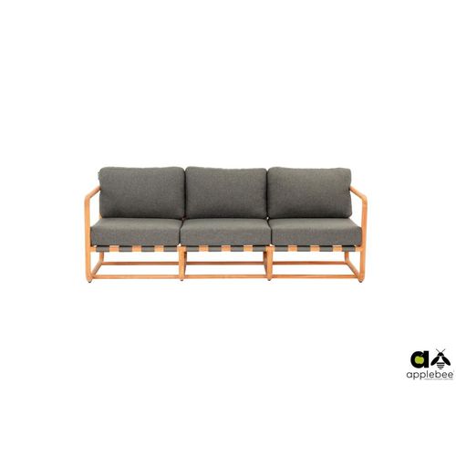 Apple Bee Dolce Lounge 3-Sitzer Sofa Teak/Olefin