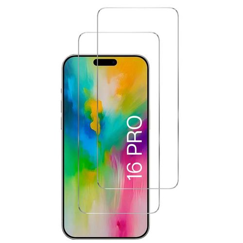 Schutzfolie iPhone 16 Pro Gehärtetes Glas - Gehärtetes Glas - Transparent