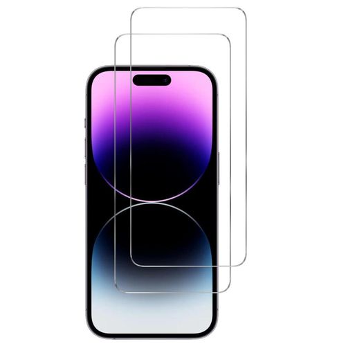 Schutzfolie iPhone 15 Pro Max Gehärtetes Glas - Gehärtetes Glas - Transparent
