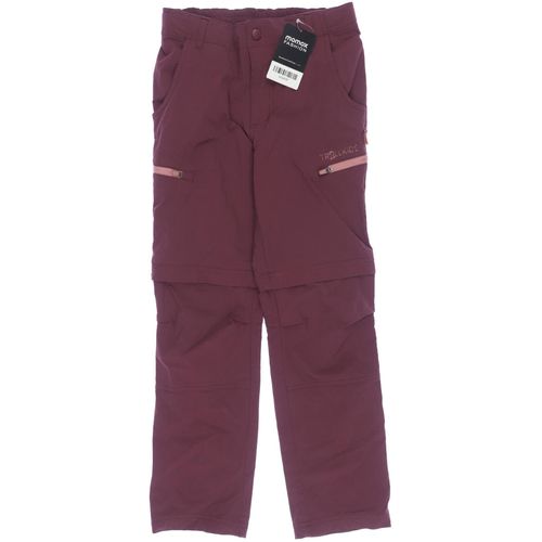 Trollkids Damen Stoffhose, bordeaux, Gr. 140