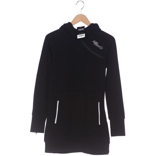 Zimtstern Damen Kapuzenpullover, schwarz, Gr. 38