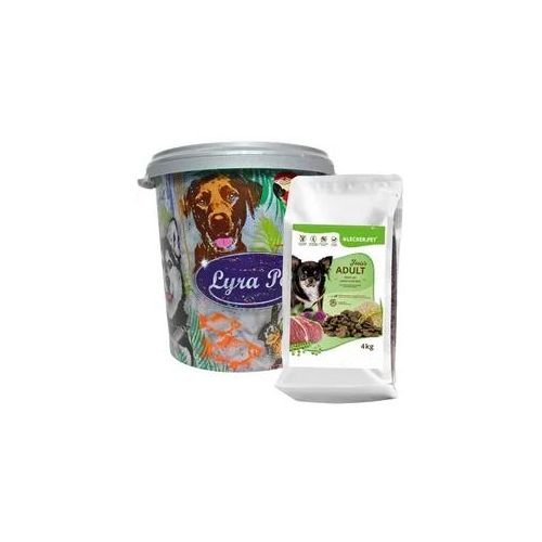 4 kg Lecker.Pet® Josie's Adult Lamm & Reis Hundefutter Trockenfutter Vollnahrung in 30 L Tonne