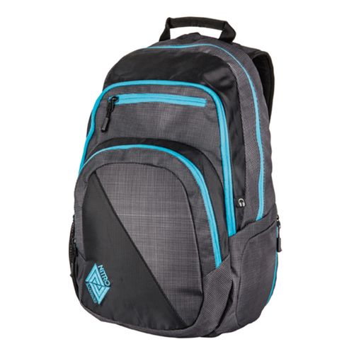 Schulrucksack NITRO "Stash 29", Gr. B/H/T: 32cm x 49cm x 22cm, blau (blur blau trims), Polyester, Rucksäcke, Alltagsrucksack, Rucksack für Freizeit, Schule, Arbeit und Reise