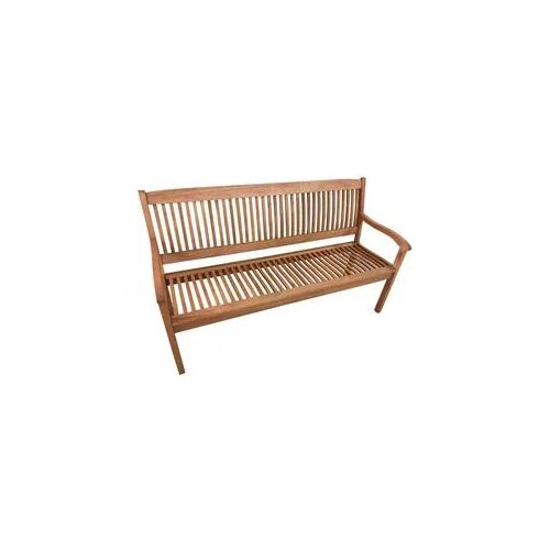 Gartenbank 3-Sitzer Bilbao - 157 x 63 x 89 cm - Farbe: Natur - Gartenbank 3-Sitzer aus geöltem Akazienholz (FSC zertifiziert)