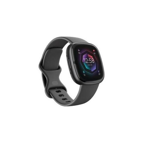 Fitbit Sense 2 Shadow Grey Graphite Fitness Tracker – Ganztägiges Tracking, EKG, Schlafindex