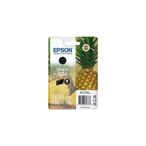 Epson Druckerpatrone 604 Ananas schwarz - Originaltinte für 150 Seiten Druckleistung