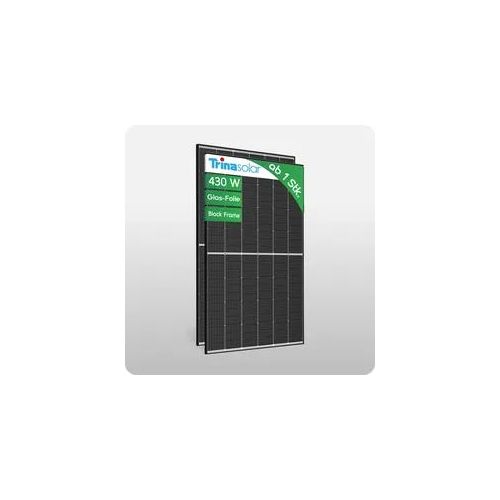 430W Trina Vertex S Solarmodul BLACK FRAME