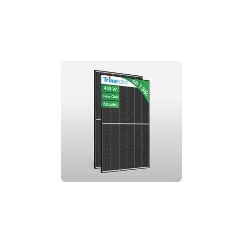 435W Trina Vertex S+ Glas Glas Bifacial Solarmodul BLACK FRAME