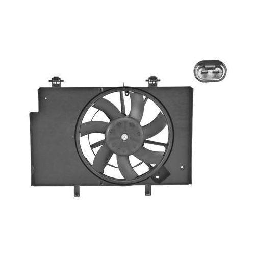 VAN WEZEL Lüfter, Motorkühlung Ø345mm 345mm für FORD 2145093 1525891 1541276 1807746