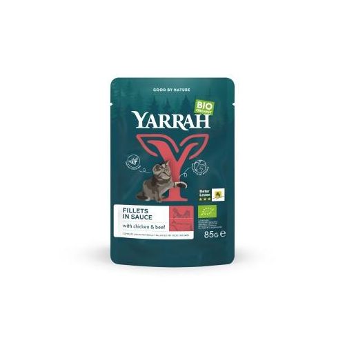 Yarrah Bio Pouch Filets in Soße 14x8 5g Rind