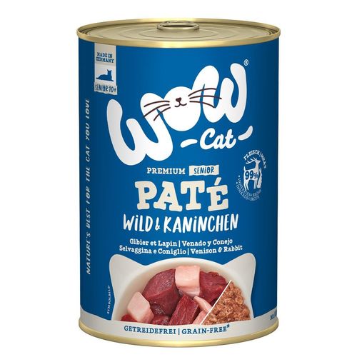 WOW CAT Senior Wild & Kaninchen 6x400g